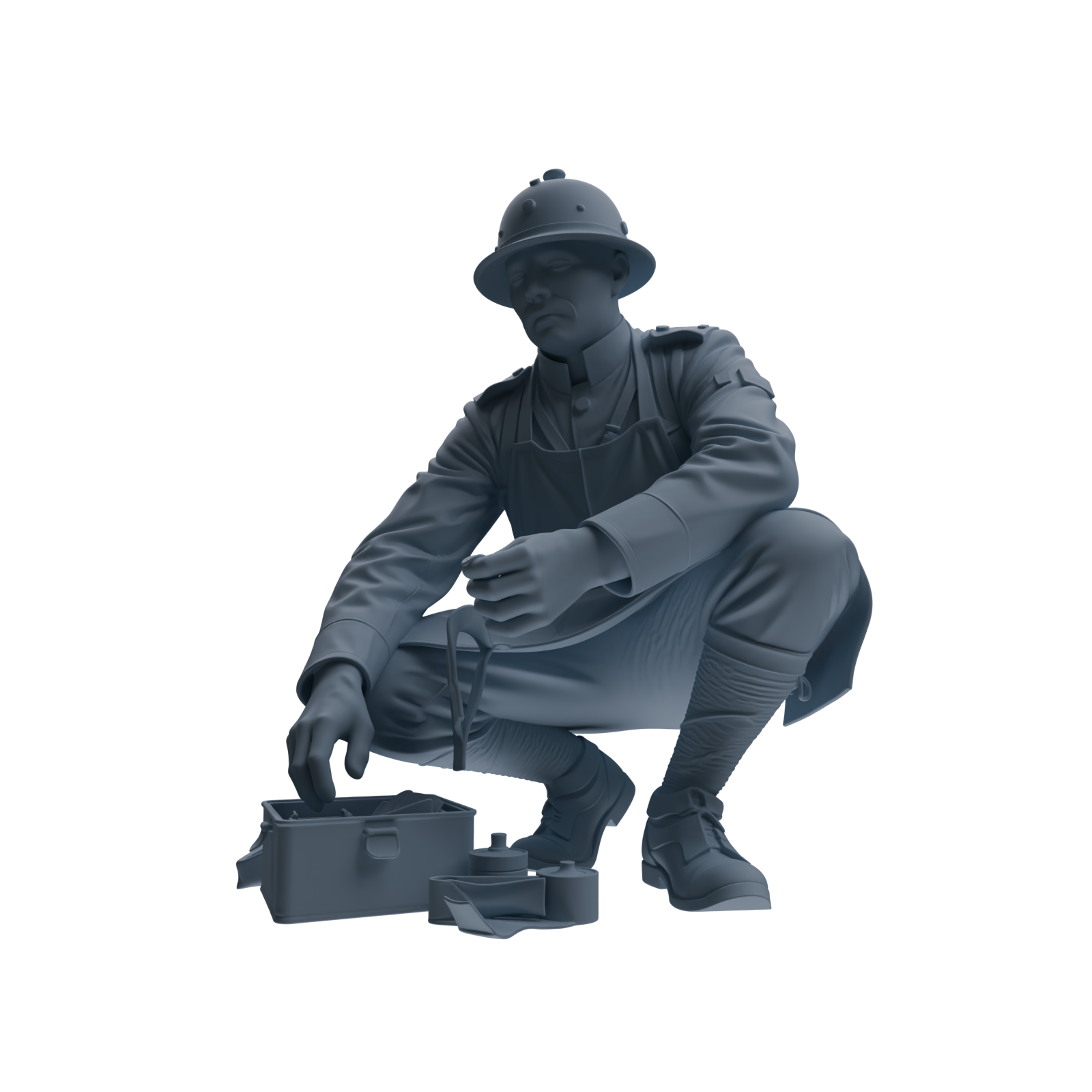 MRY-SFW SSTR263 WWI French Medic Four-Person Group