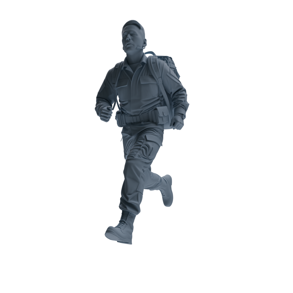 MRY-SFW SSTR138 Miniatures Soldier Model Kit War of Hyenas Modern Canadian Army Four-Person Hiking Group