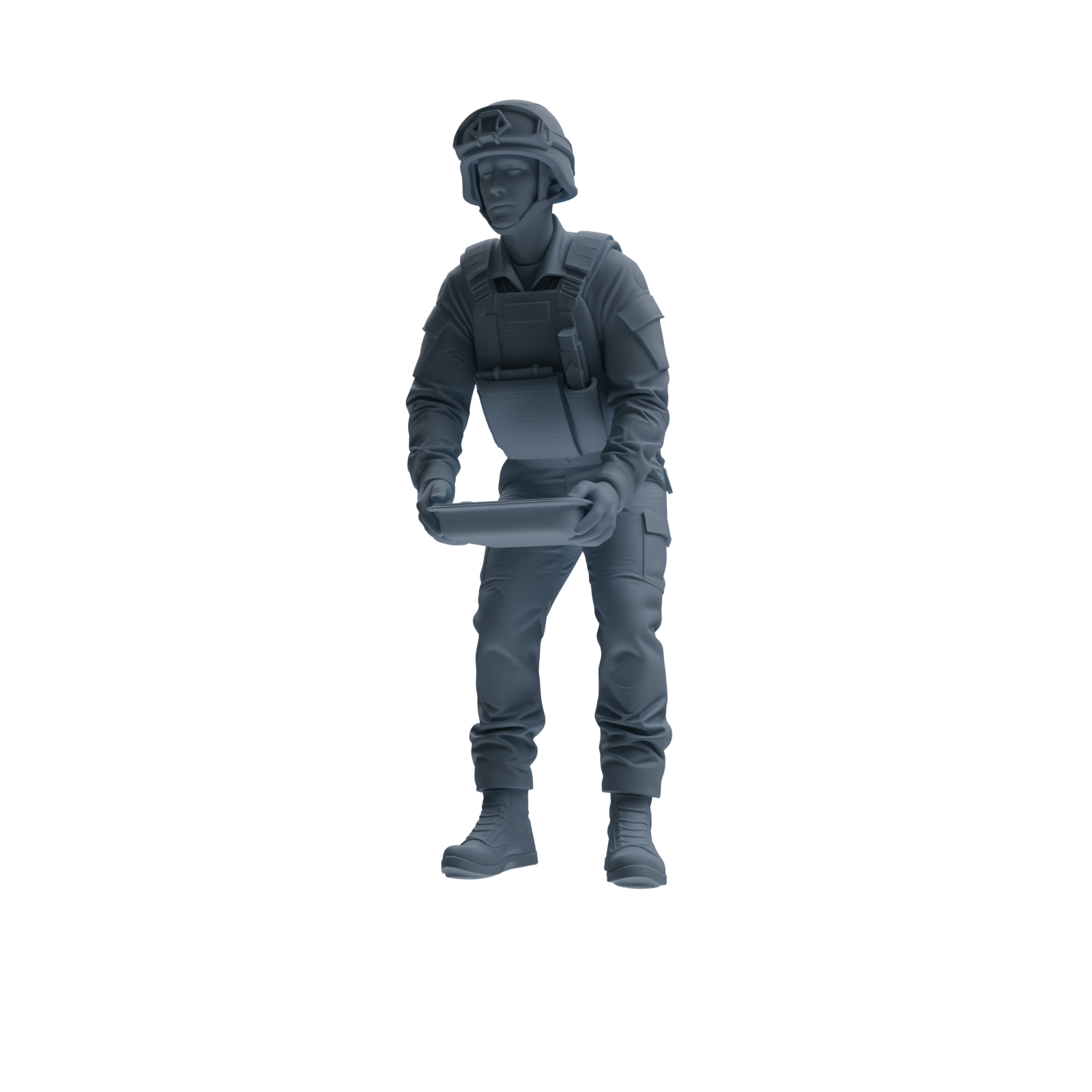 MRY-SFW SSTR238 Modern French Army Logistics Soldier Picnic Four-Person Group