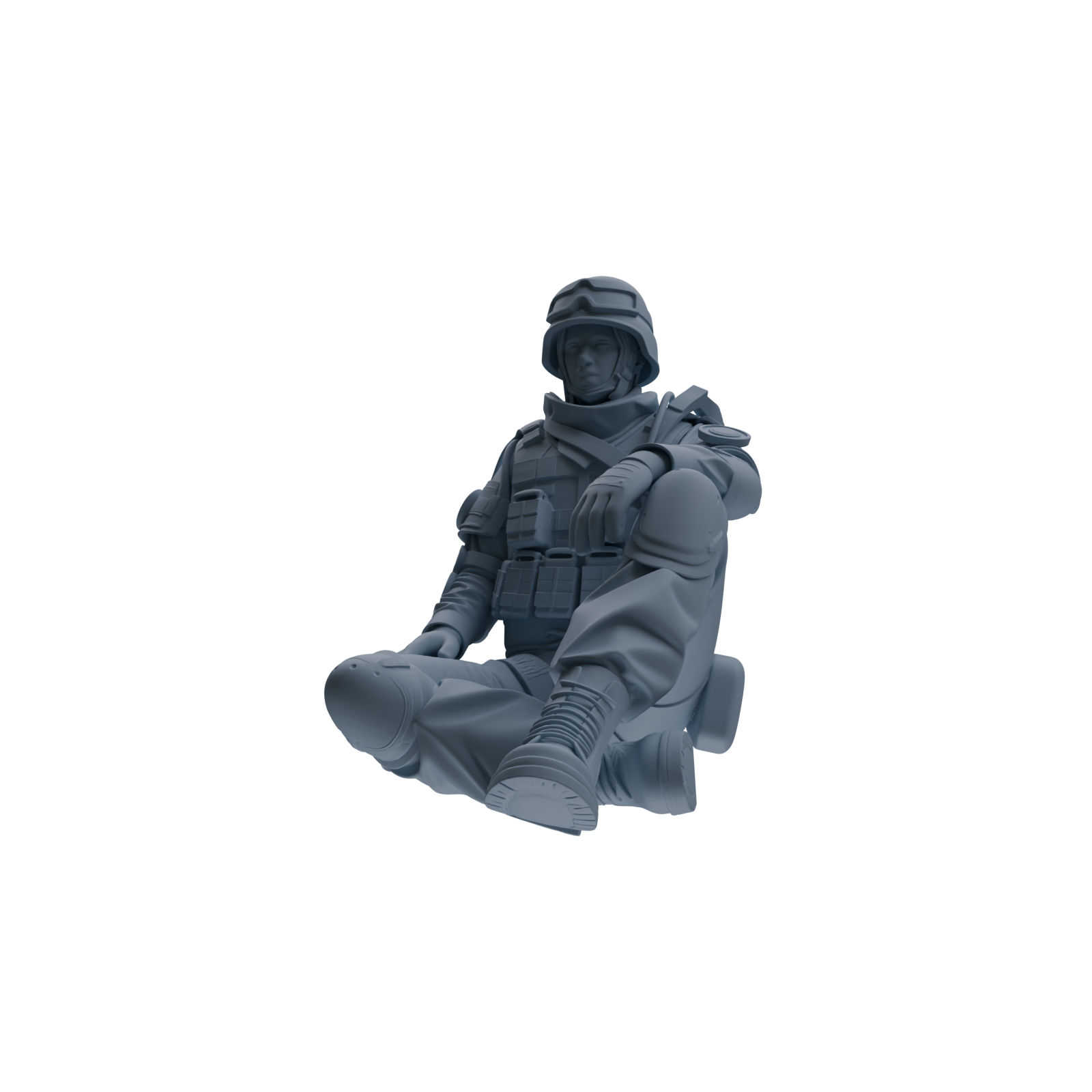 MRY-SFW SSTR331 Modern Counter-Terrorism SWAT Fire Support Operator Rest Four-Person Group