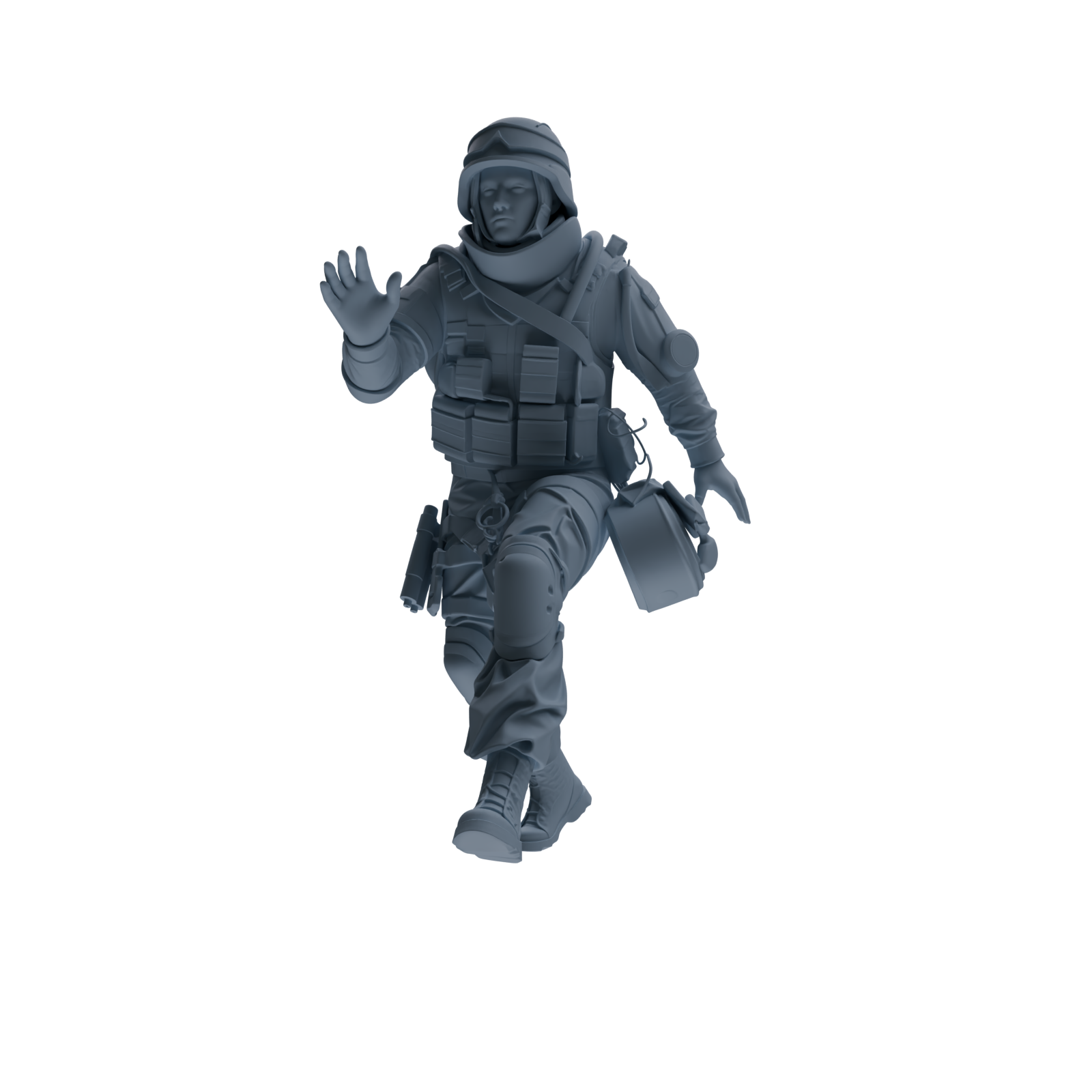 MRY-SFW SSTR329 Modern Counter-Terrorism SWAT Fire Support Operator Rescue 2 Four-Person Group