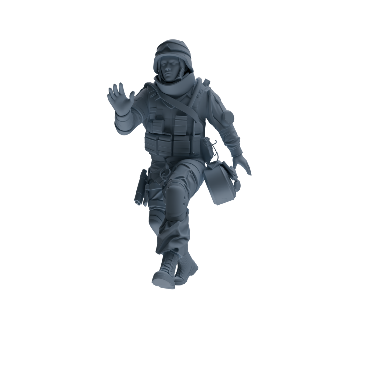 MRY-SFW SSTR329 Modern Counter-Terrorism SWAT Fire Support Operator Rescue 2 Four-Person Group — detail view 5