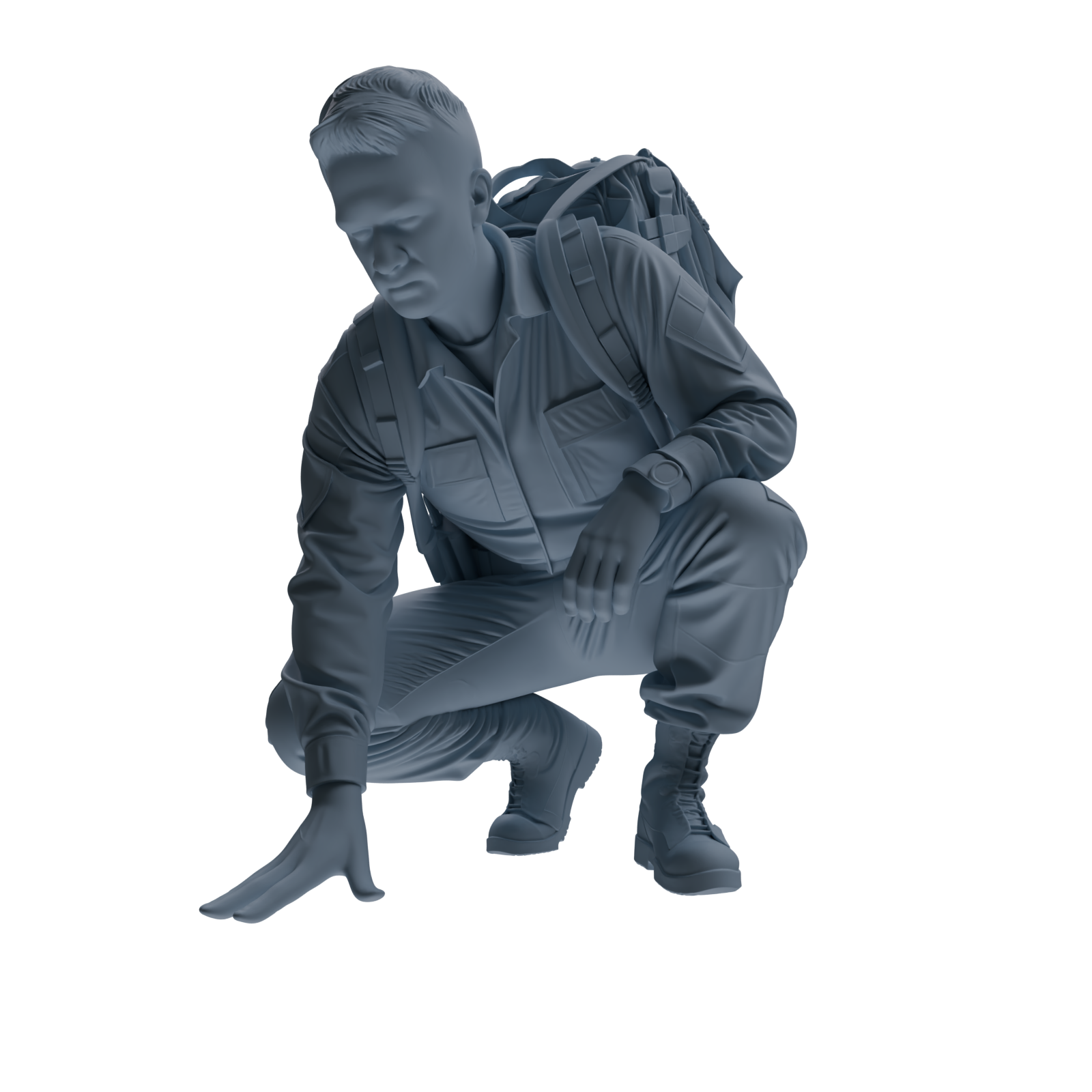 MRY-SFW SSTR146 Miniatures Soldier Model Kit War of Hyenas Modern Canadian Army Four-Person Tactics Group