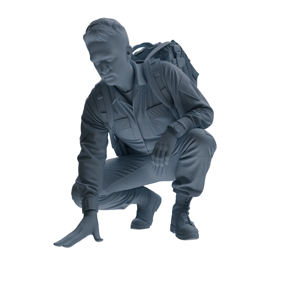 MRY-SFW SSTR146 Miniatures Soldier Model Kit War of Hyenas Modern Canadian Army Four-Person Tactics Group