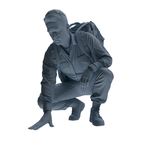 MRY-SFW SSTR146 Miniatures Soldier Model Kit War of Hyenas Modern Canadian Army Four-Person Tactics Group