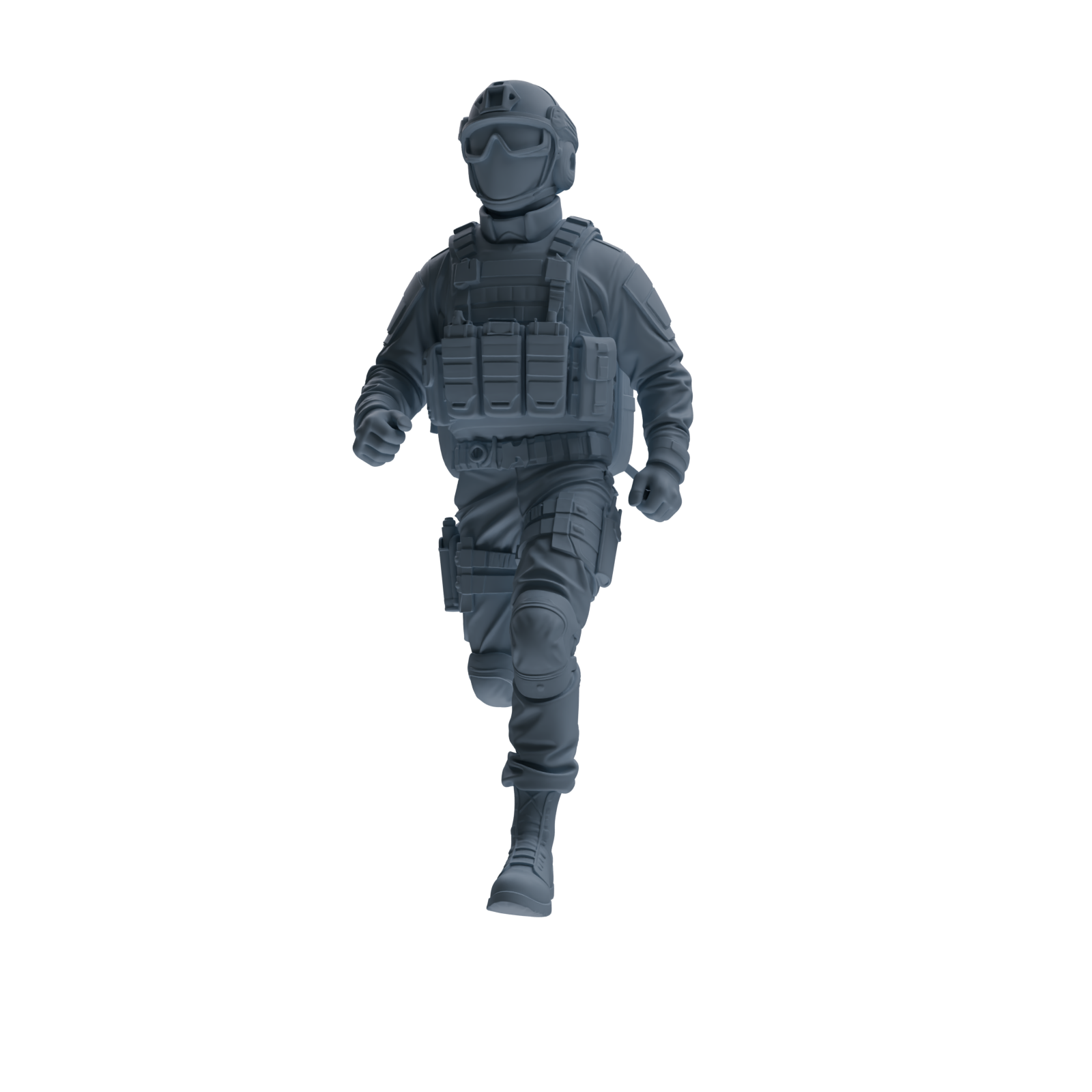 MRY-SFW SSTR345 Modern American Mercenary Carrying 2 Four-Person Group
