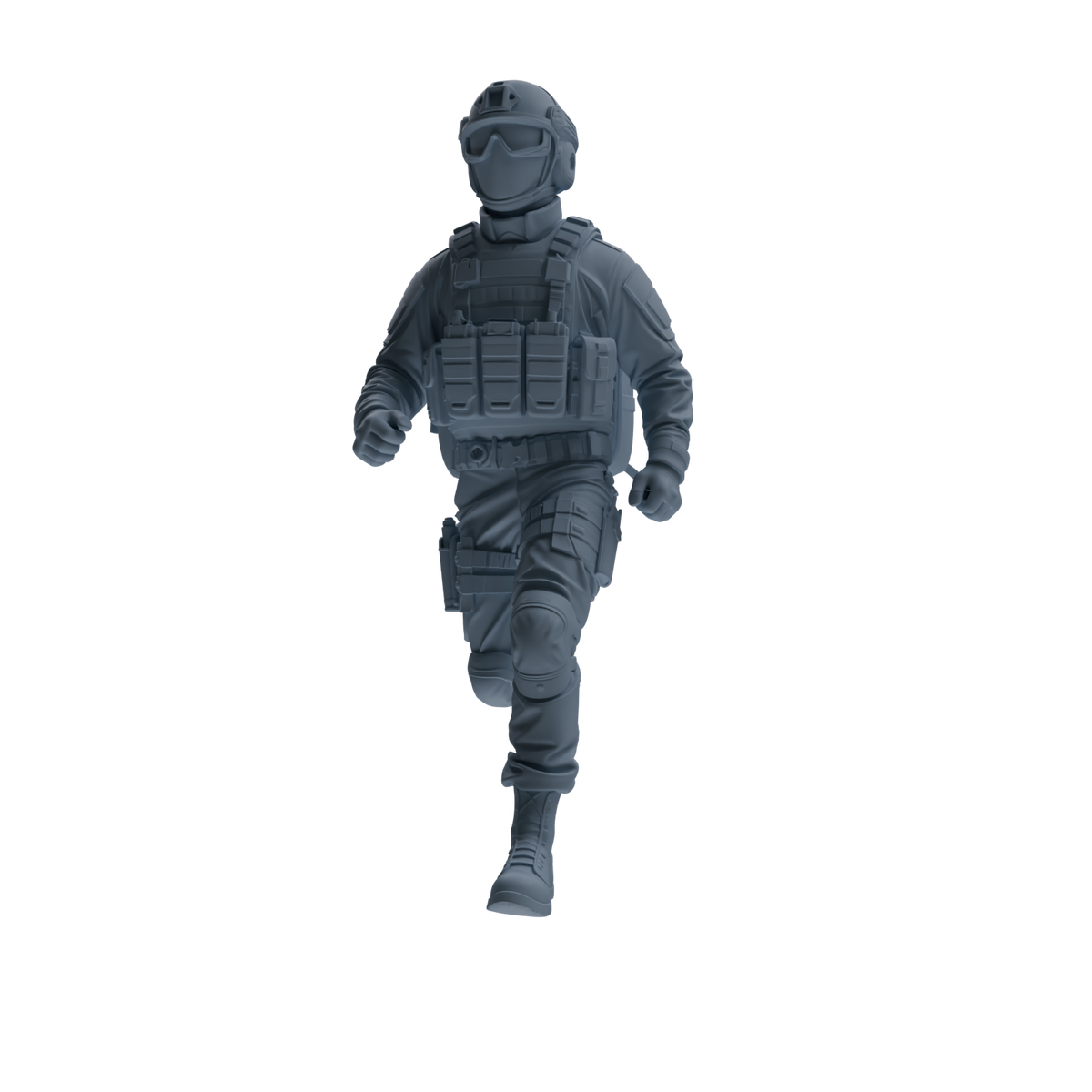 MRY-SFW SSTR345 Modern American Mercenary Carrying 2 Four-Person Group — detail view 5