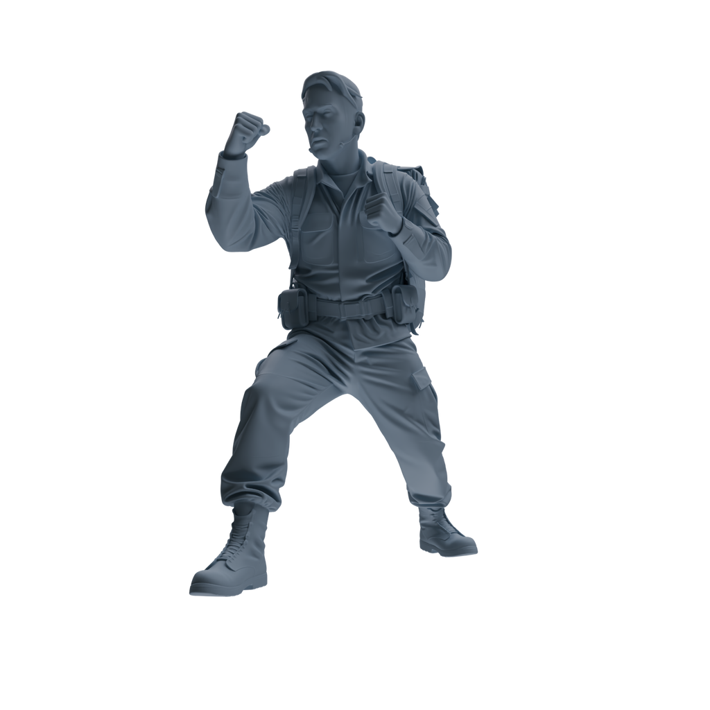 MRY-SFW SSTR131 Miniatures Soldier Model Kit War of Hyenas Modern Canadian Army Four-Person Combat Group