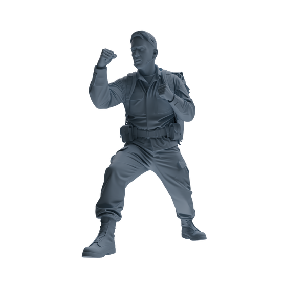 MRY-SFW SSTR131 Miniatures Soldier Model Kit War of Hyenas Modern Canadian Army Four-Person Combat Group
