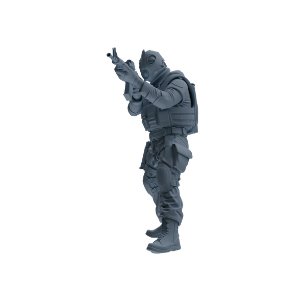 MRY-SFW SSTR341 Modern Counter-Terrorism SWAT Breacher Combat 2 Four-Person Group