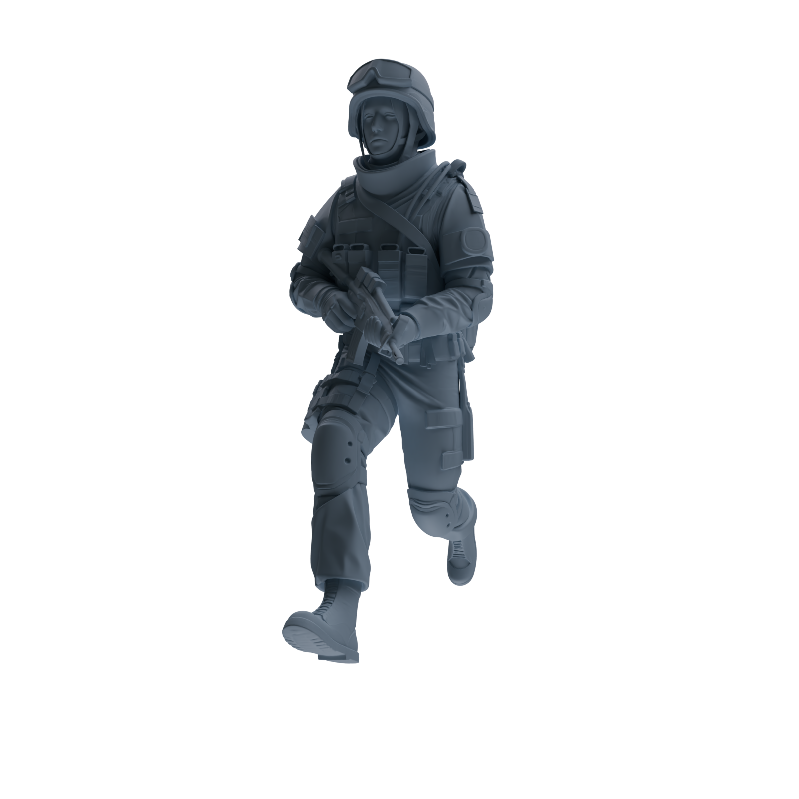 MRY-SFW SSTR330 Modern Counter-Terrorism SWAT Fire Support Operator Foot March 1 Four-Person Group