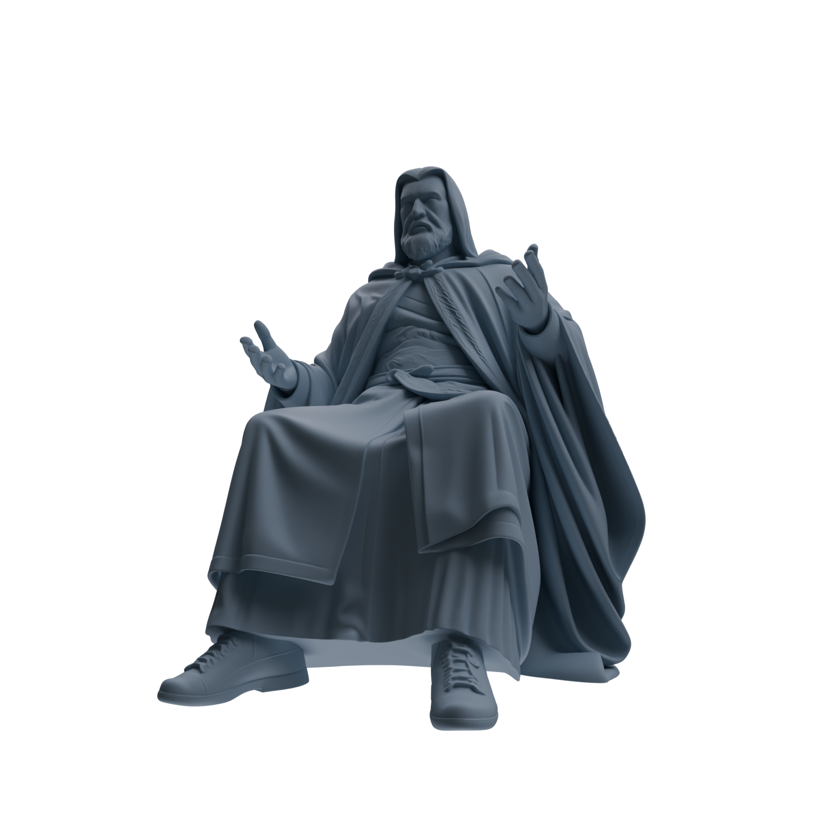 MRY-SFW SSTR288 Medieval Merlin Wizard Conversation Four-Person Group