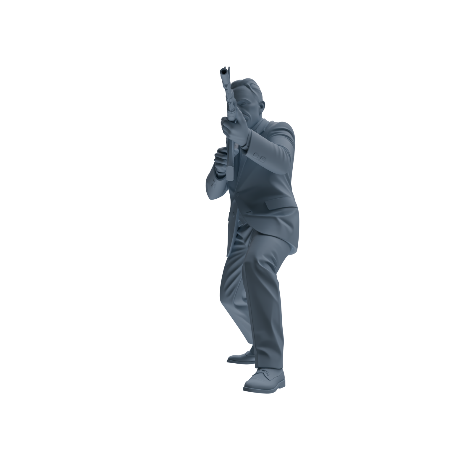 MRY-SFW SSTR122 Miniatures Soldier Model Kit Boston Attack Modern Boston Police Four-Person Gunfight Group 2