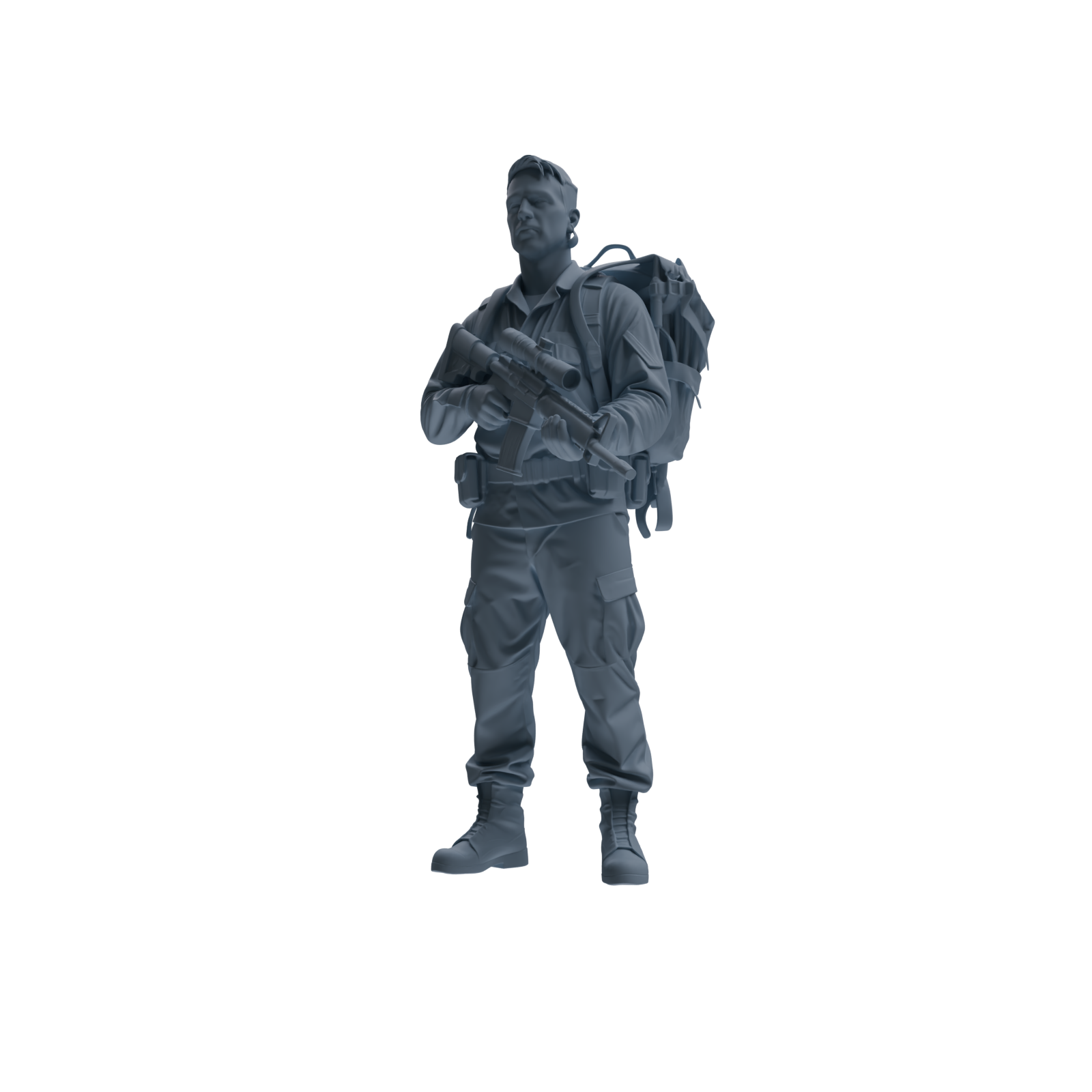 MRY-SFW SSTR148 Miniatures Soldier Model Kit War of Hyenas Modern Canadian Army Four-Person Garrison Group