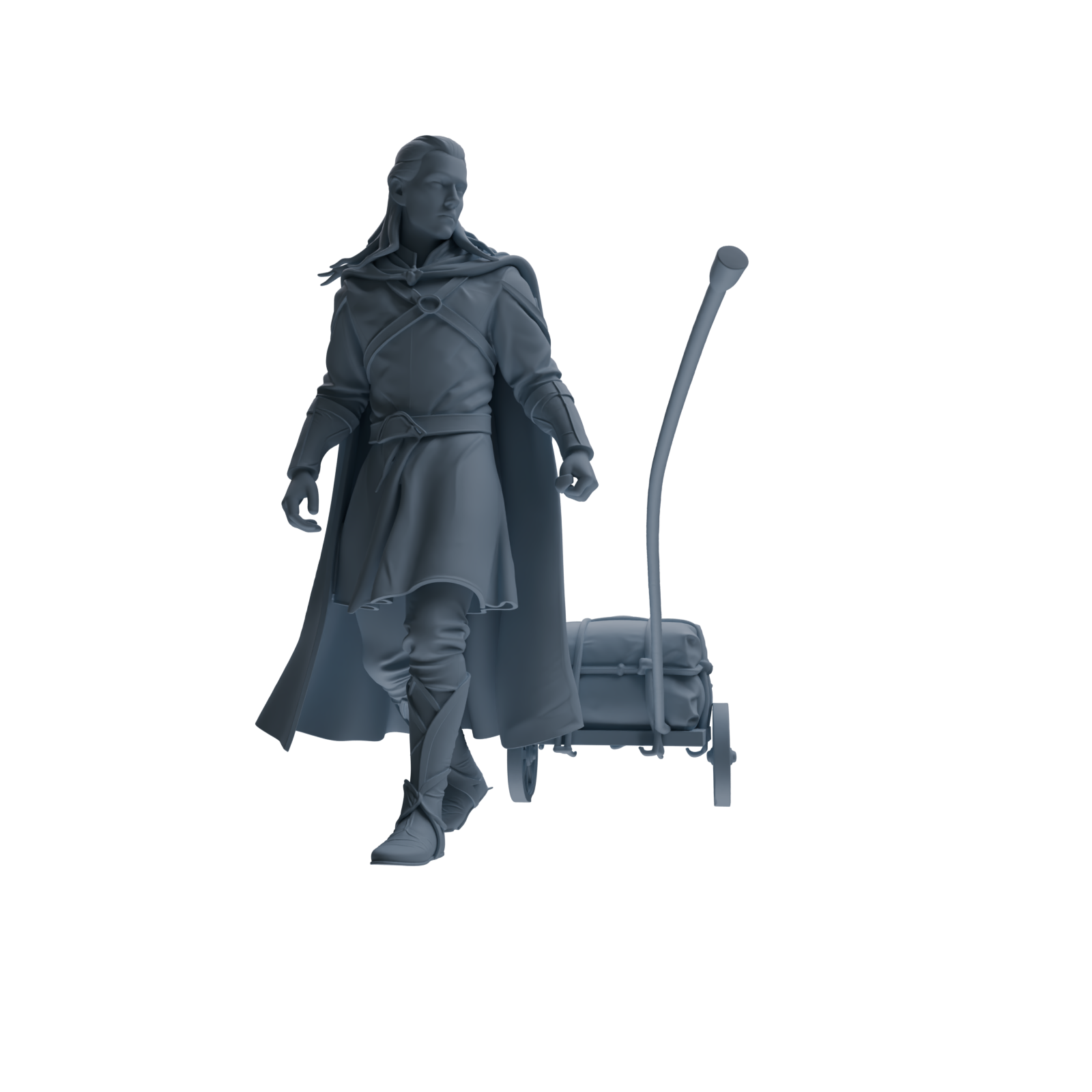 MRY-SFW SSTR302 Medieval Elf-King Carrying Four-Person Group