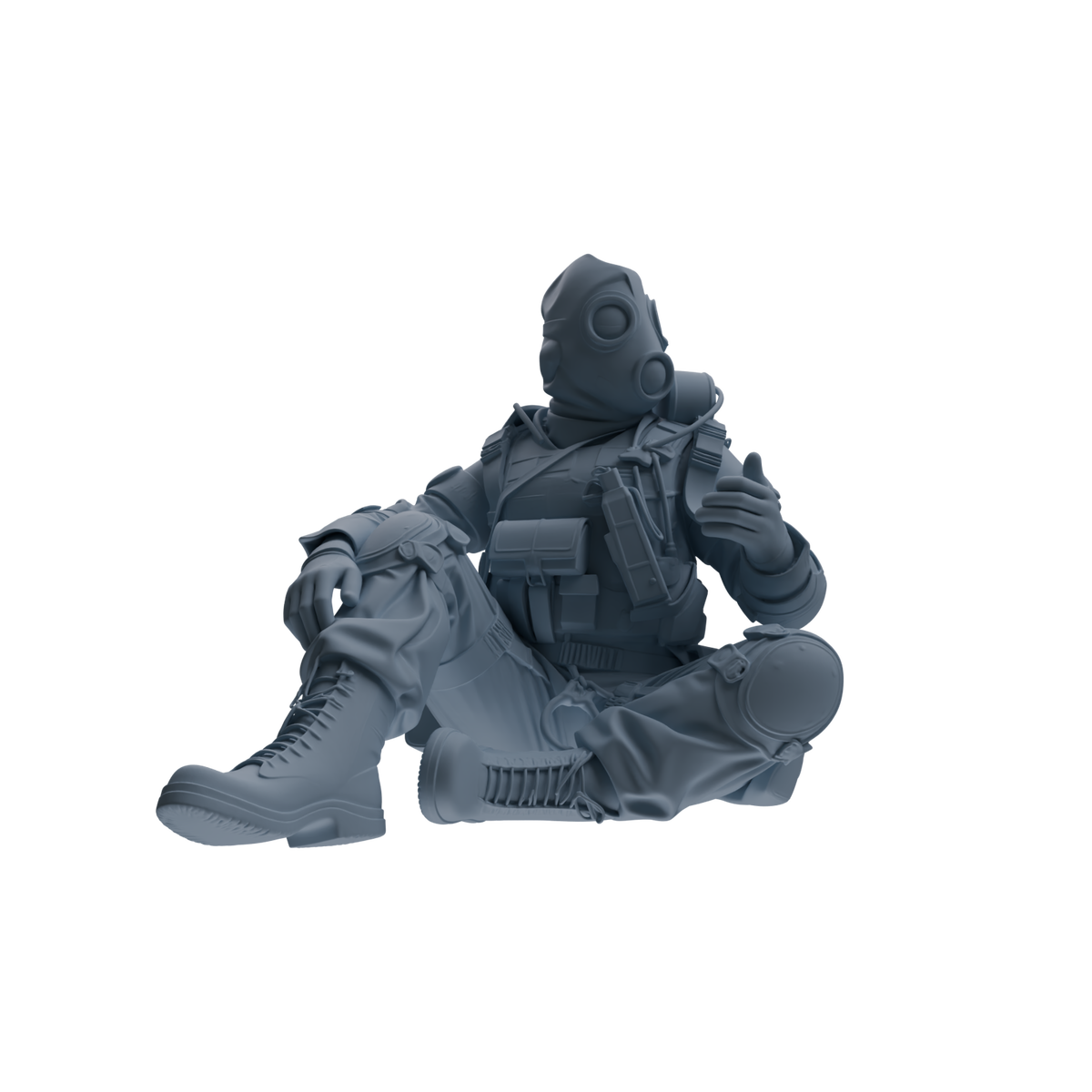 MRY-SFW SSTR312 Modern Counter-Terrorism SWAT Breacher Conversation Four-Person Group — detail view 5