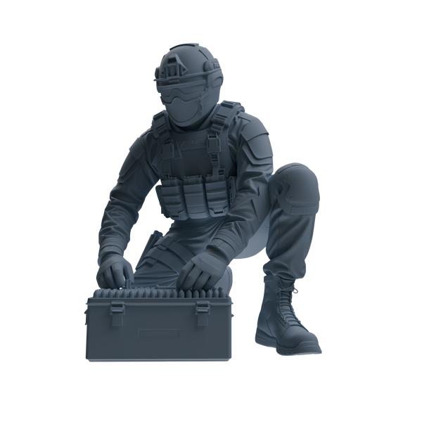 MRY-SFW SSTR357 Modern American Mercenary Combat Readiness Four-Person Group
