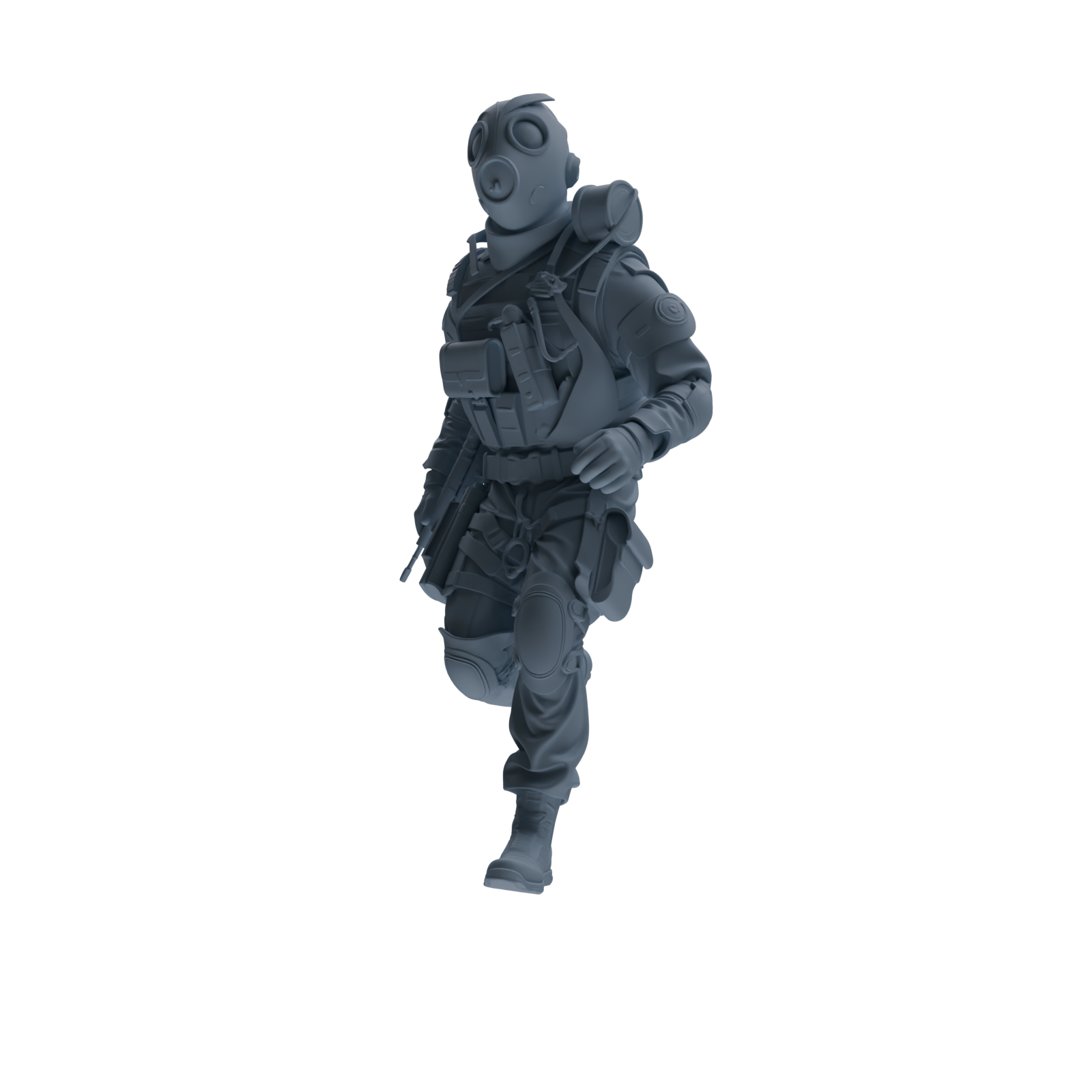 MRY-SFW SSTR343 Modern Counter-Terrorism SWAT Breacher Combat 4 Four-Person Group