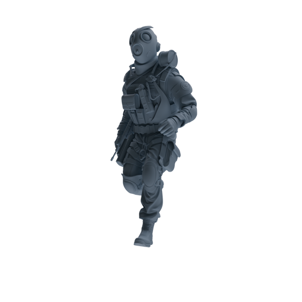MRY-SFW SSTR343 Modern Counter-Terrorism SWAT Breacher Combat 4 Four-Person Group