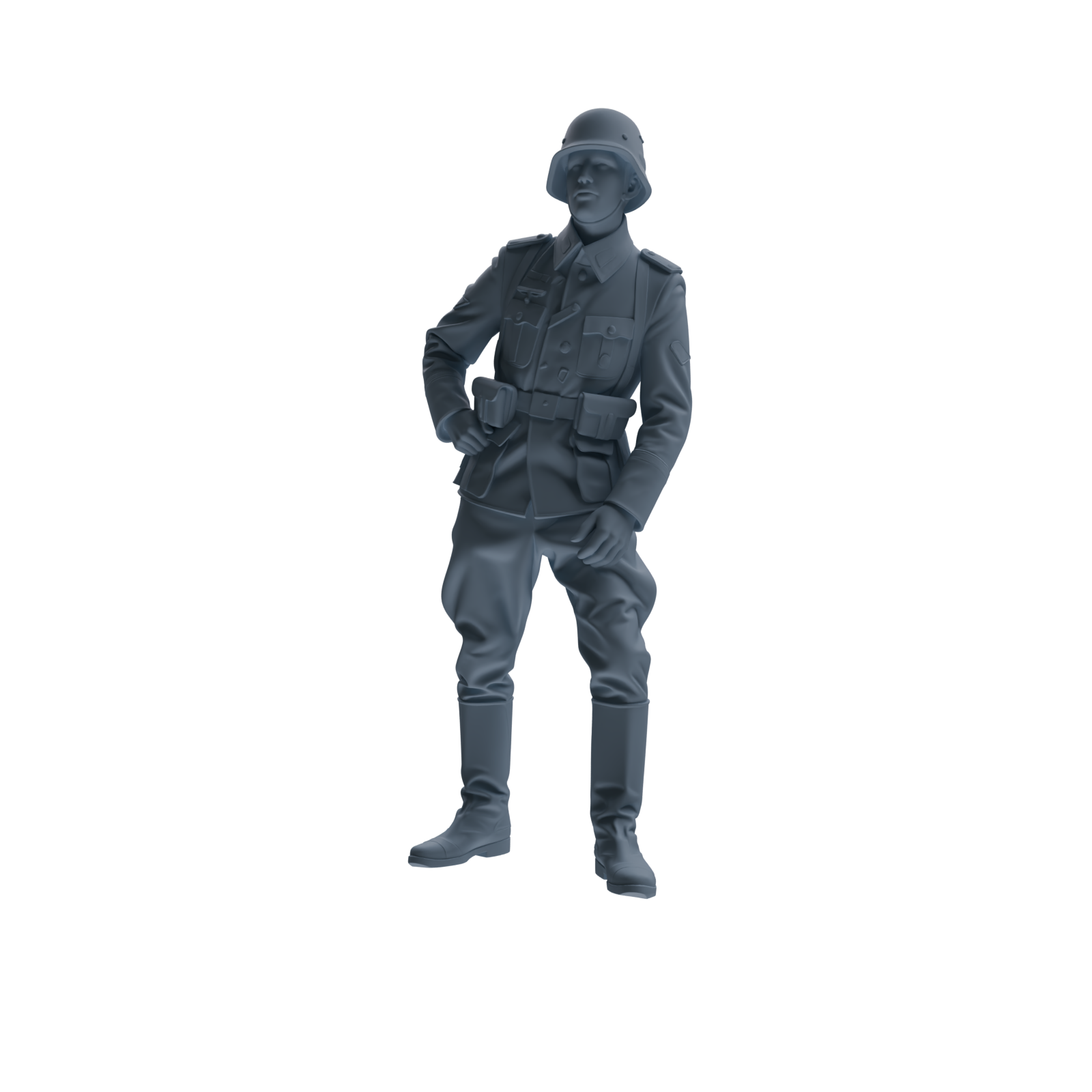 MRY-SFW SSTR218 WWII German Army Logistics Soldier Logistics Four-Person Group
