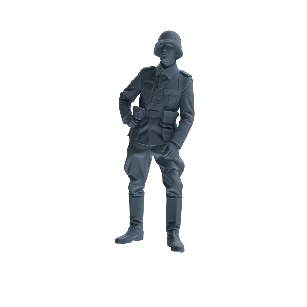 MRY-SFW SSTR218 WWII German Army Logistics Soldier Logistics Four-Person Group