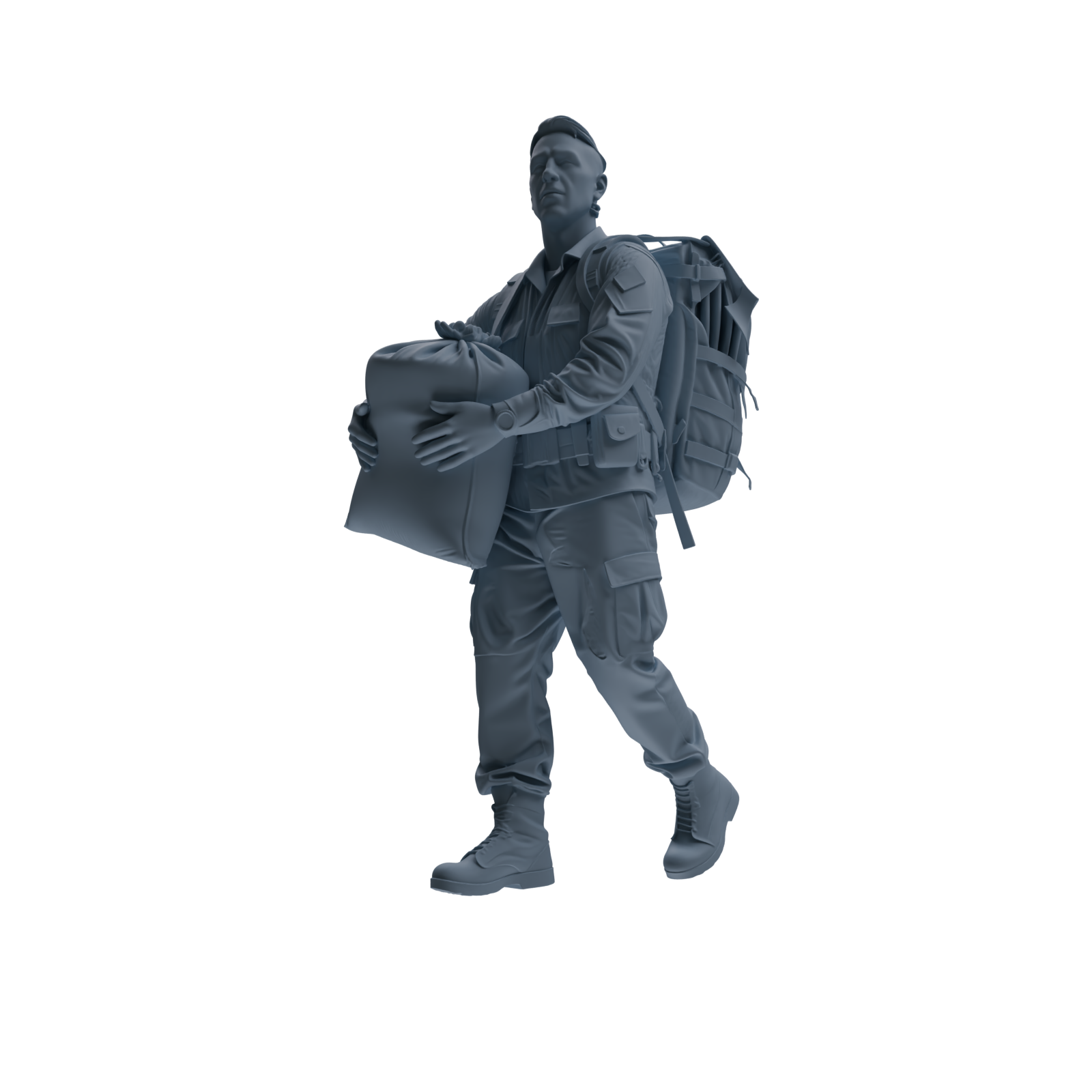MRY-SFW SSTR132 Miniatures Soldier Model Kit War of Hyenas Modern Canadian Army Four-Person Logistics Group