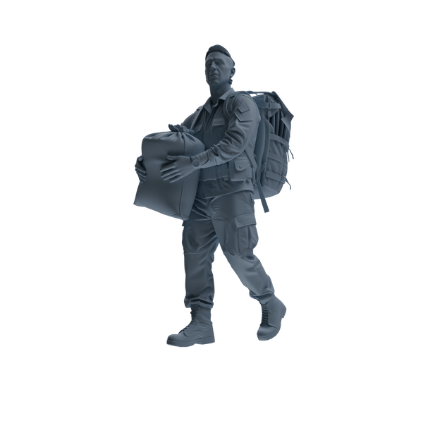 MRY-SFW SSTR132 Miniatures Soldier Model Kit War of Hyenas Modern Canadian Army Four-Person Logistics Group