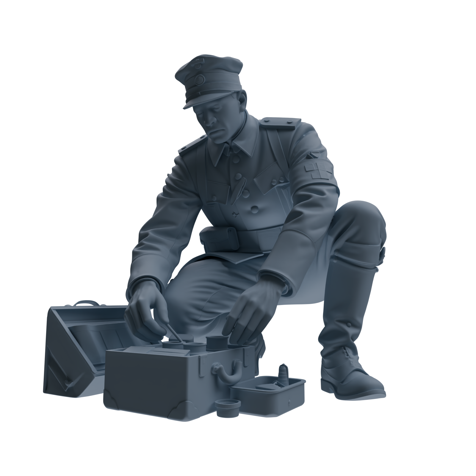MRY-SFW SSTR255 WWI German Medic Four-Person Group