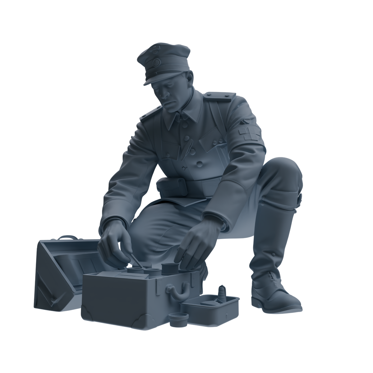 MRY-SFW SSTR255 WWI German Medic Four-Person Group — detail view 5