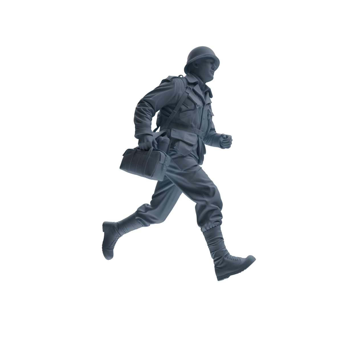 MRY-SFW SSTR064 Miniatures Soldier Model Kit Hacksaw Ridge Rescue Story WWII U.S. Army Three-Person Support Group — detail view 6