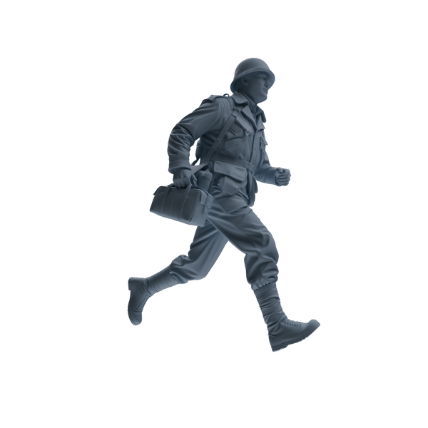 MRY-SFW SSTR064 Miniatures Soldier Model Kit Hacksaw Ridge Rescue Story WWII U.S. Army Three-Person Support Group