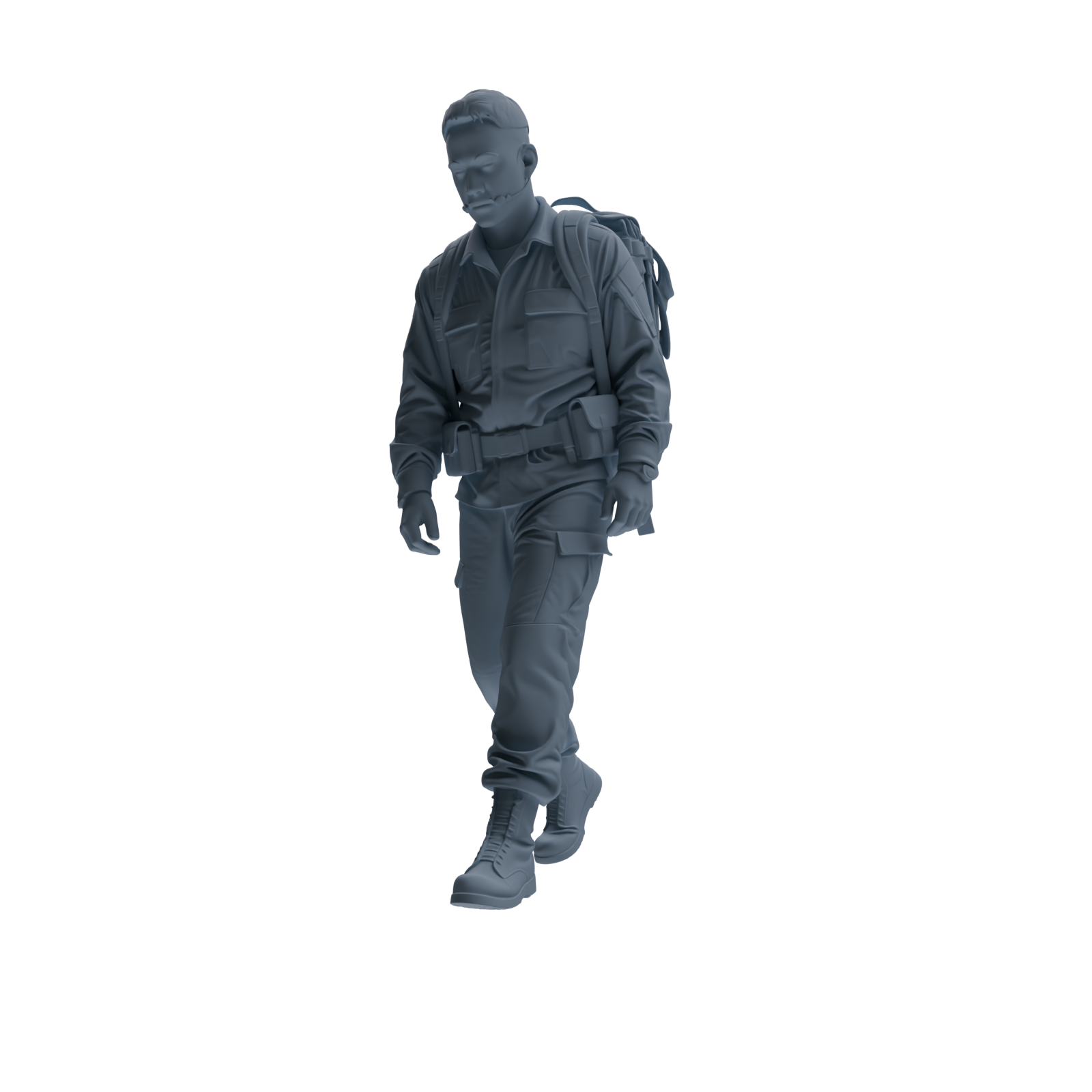 MRY-SFW SSTR144 Miniatures Soldier Model Kit War of Hyenas Modern Canadian Army Four-Person Patrol Group