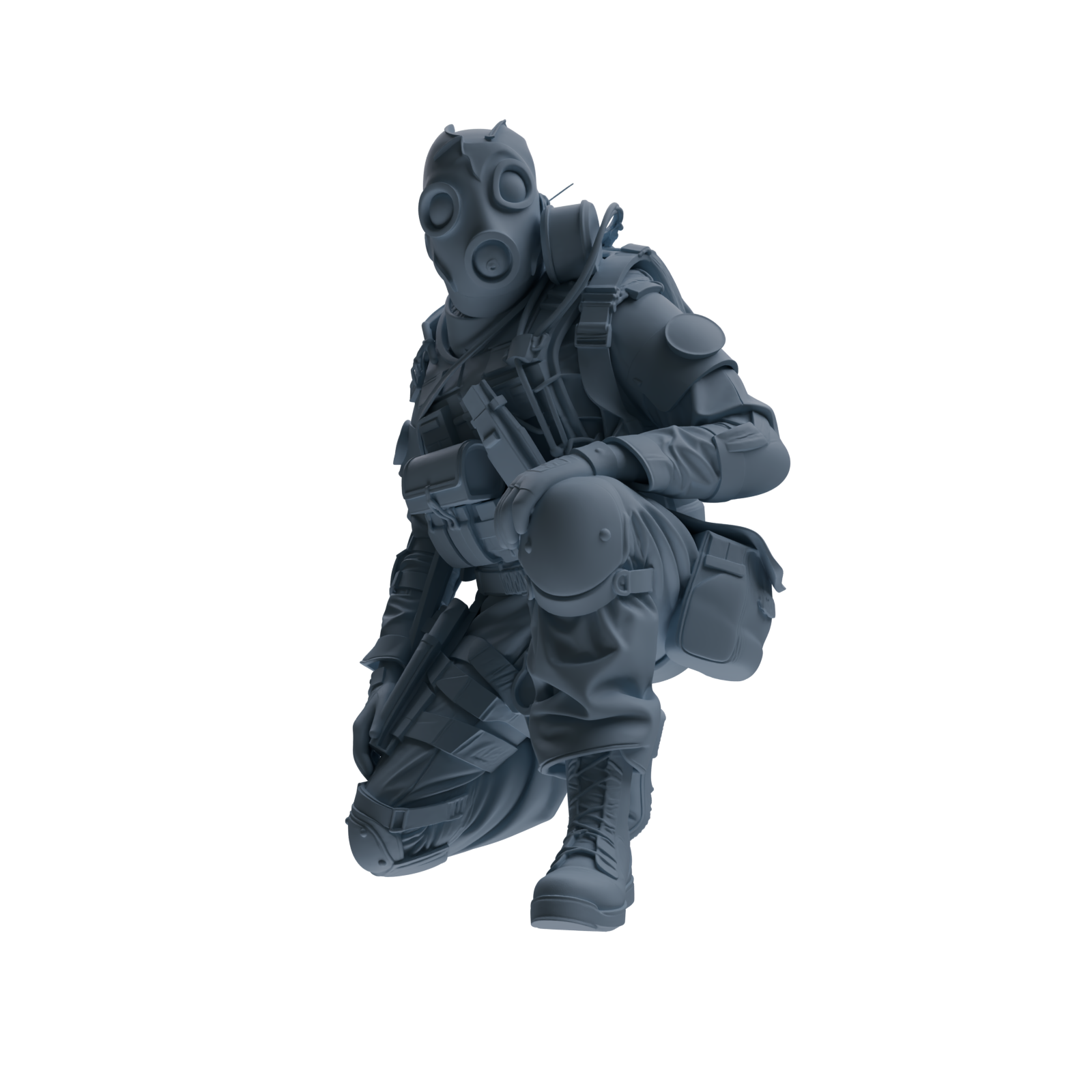 MRY-SFW SSTR342 Modern Counter-Terrorism SWAT Breacher Combat 3 Three-Person Group