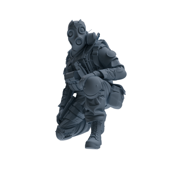 MRY-SFW SSTR342 Modern Counter-Terrorism SWAT Breacher Combat 3 Three-Person Group