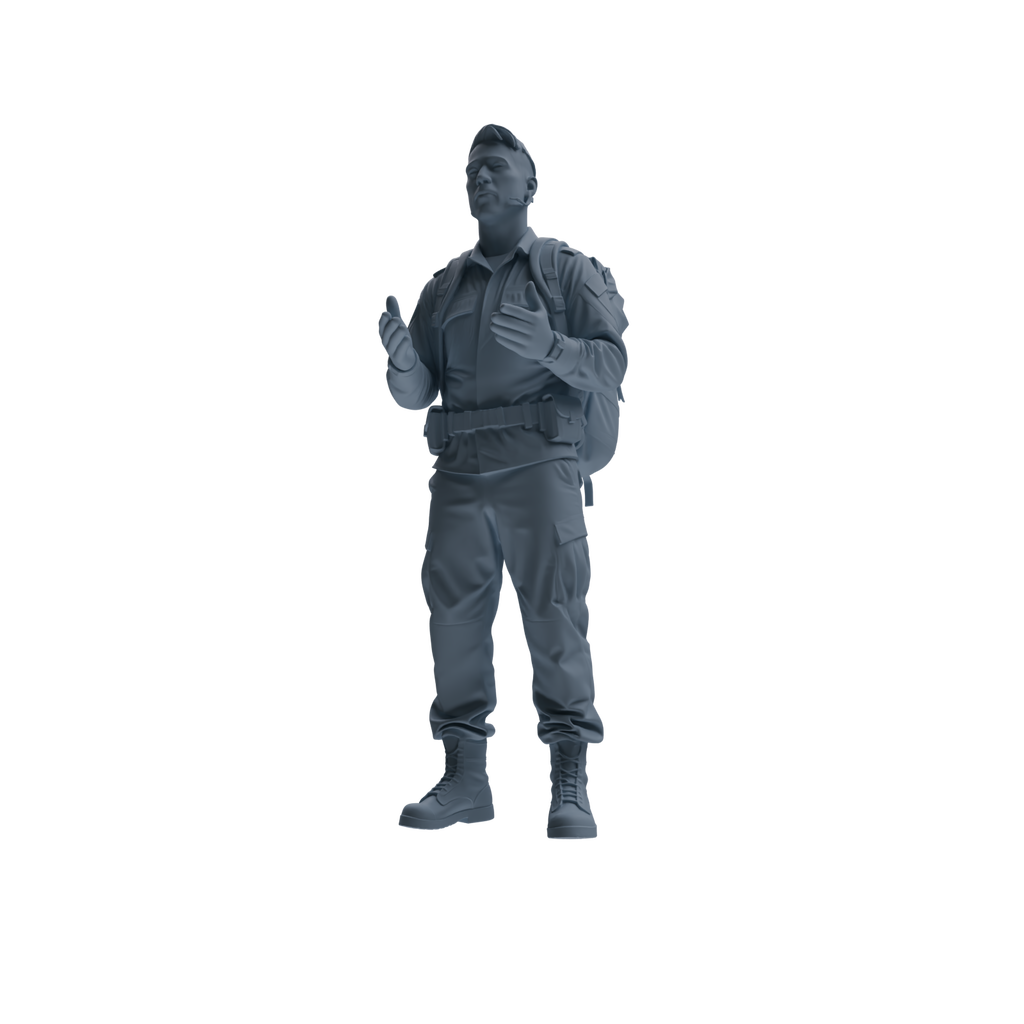 MRY-SFW SSTR134 Miniatures Soldier Model Kit War of Hyenas Modern Canadian Army Four-Person Conversation Group