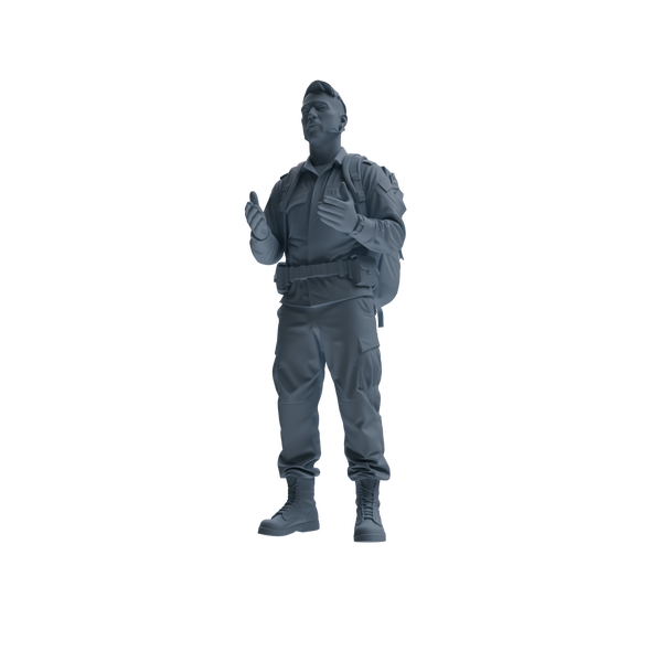 MRY-SFW SSTR134 Miniatures Soldier Model Kit War of Hyenas Modern Canadian Army Four-Person Conversation Group