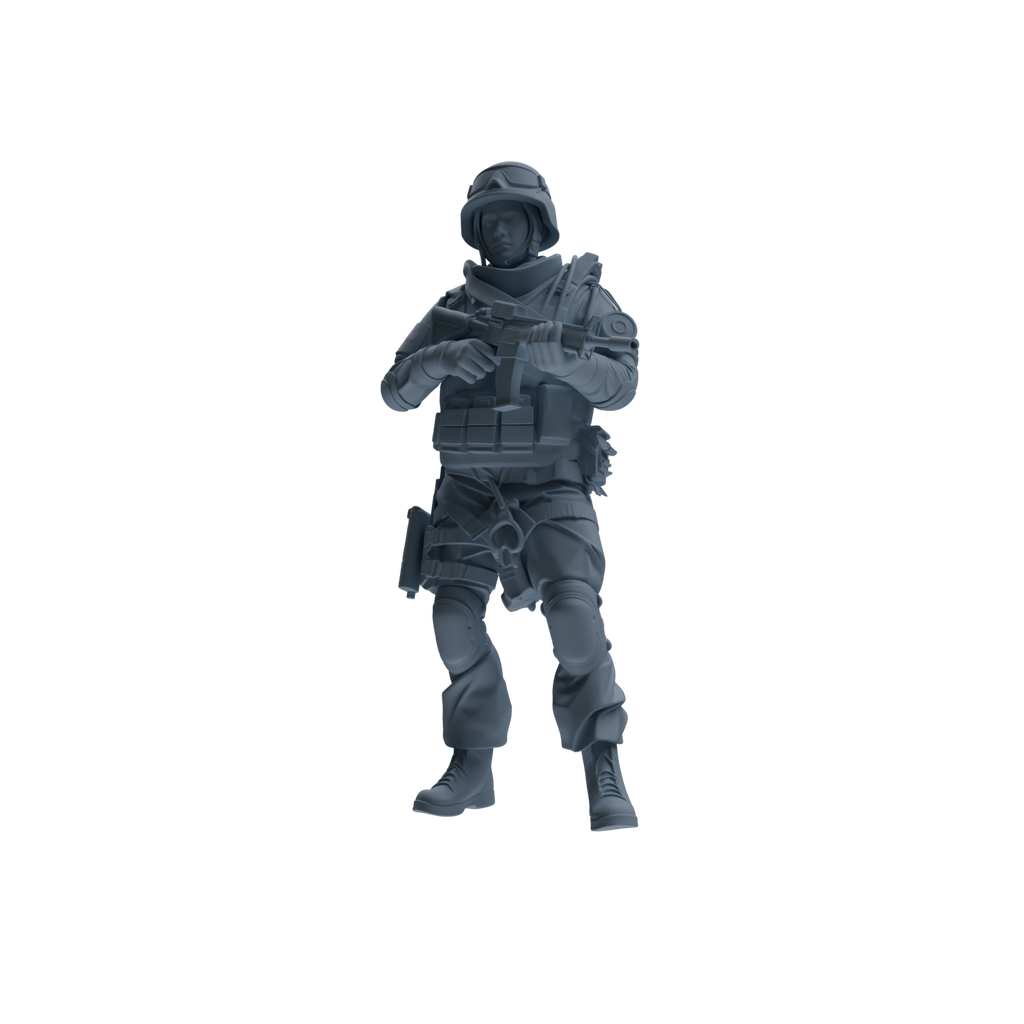 MRY-SFW SSTR334 Modern Counter-Terrorism SWAT Fire Support Operator Garrison Four-Person Group