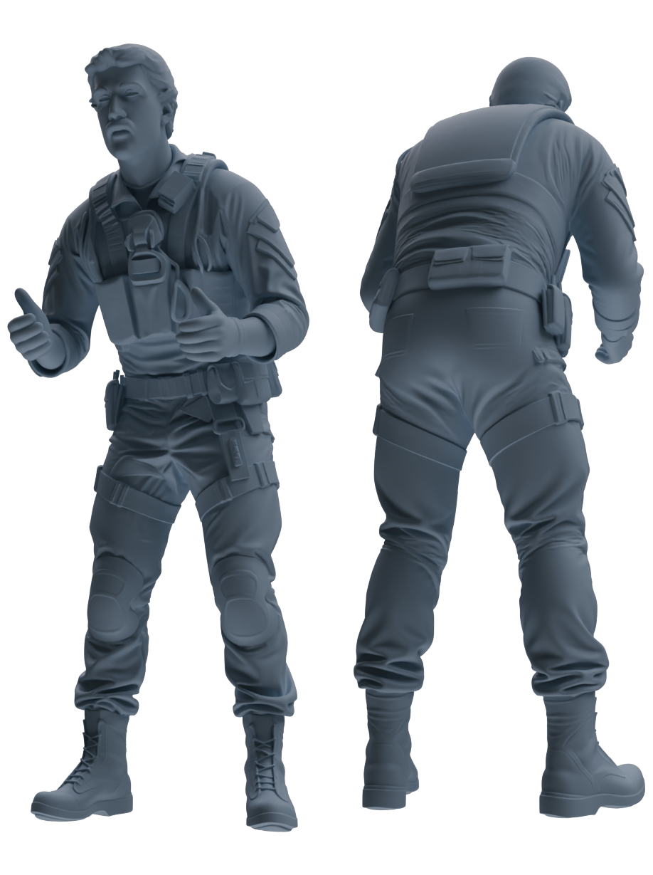 MRY-SFW SSTR010  Modern Navy SEAL Six-Person Conversation Group
