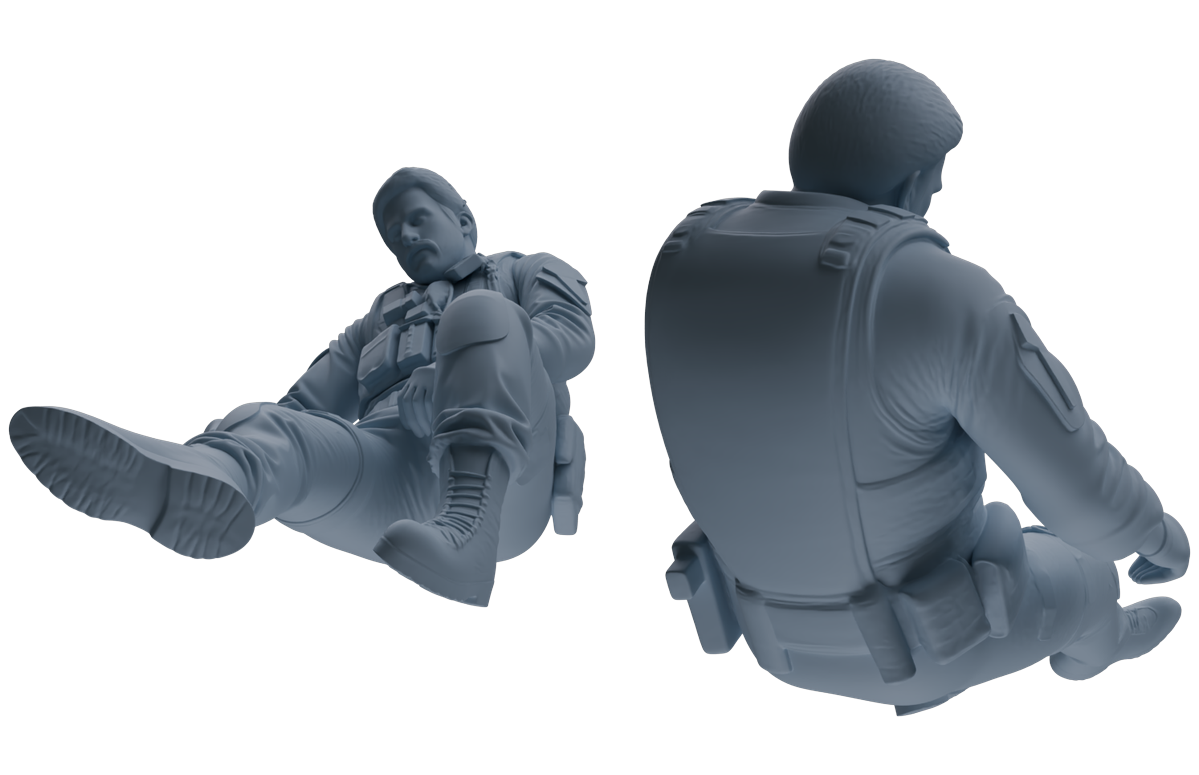 MRY-SFW SSTR011  Miniatures Soldier Model Kit Modern Navy SEAL Six-Person Assault Group