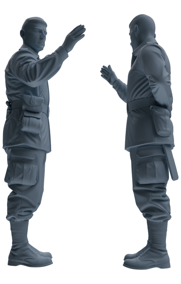 MRY-SFW SSTR077 Miniatures Soldier Model Kit Saving Ryan in Normandy WWII U.S. Army Six-Person Combat Group