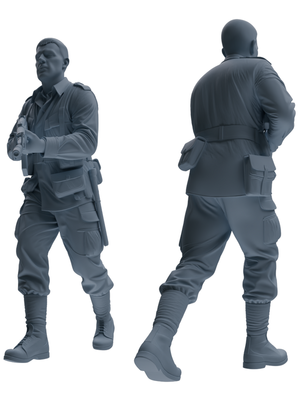 MRY-SFW SSTR072 Miniatures Soldier Model Kit Saving Ryan in Normandy WWII U.S. Army Six-Person Frontline Group