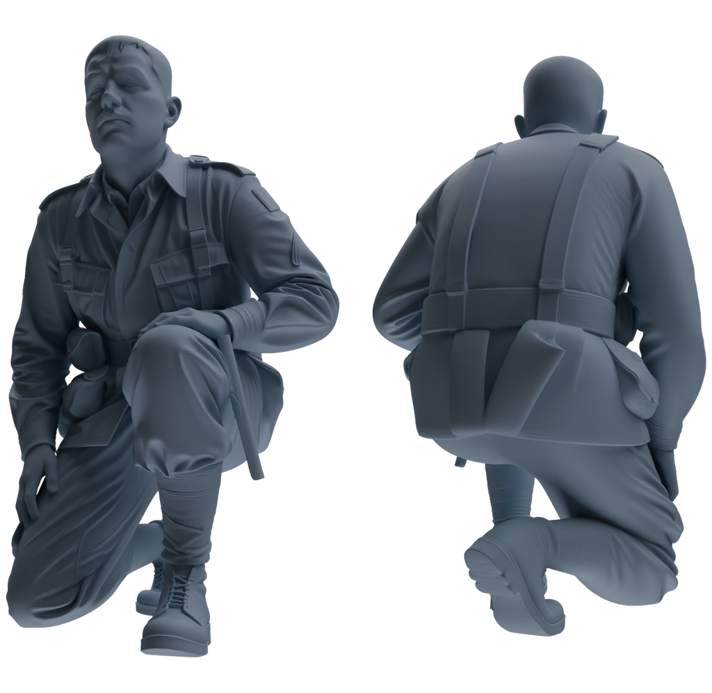 MRY-SFW SSTR070 Miniatures Soldier Model Kit Saving Ryan in Normandy WWII U.S. Army Six-Person Ambush Group