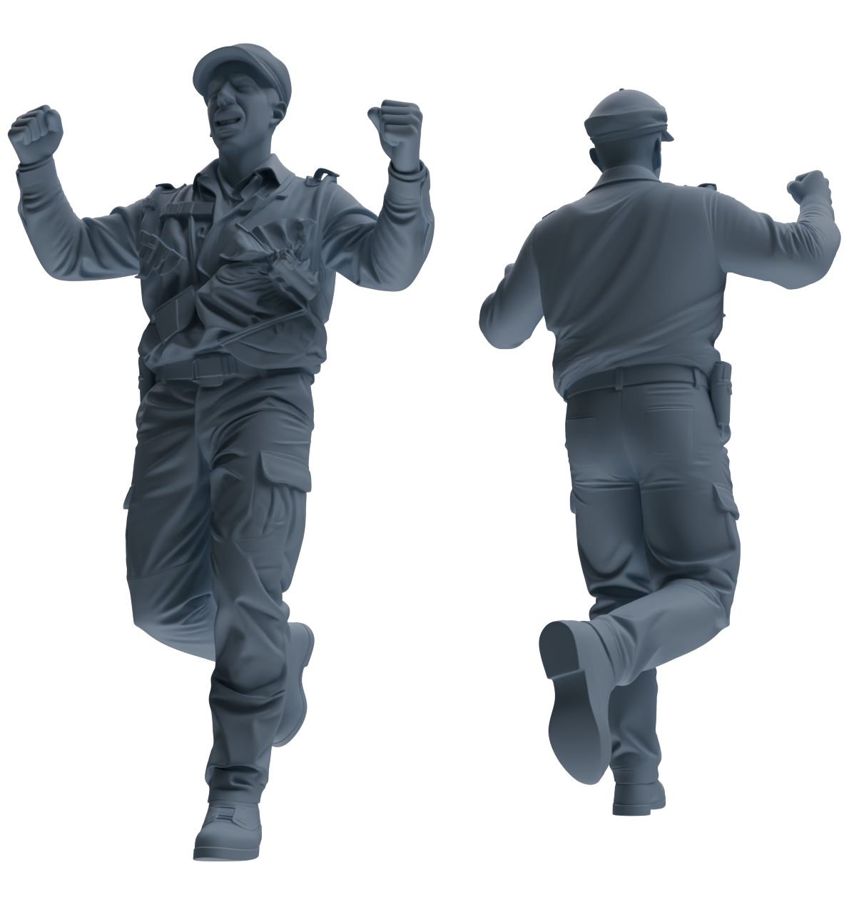 MRY-SFW SSTR060 Miniatures Soldier Model Kit Hacksaw Ridge Rescue Story WWII U.S. Army Six-Person Celebrating Group