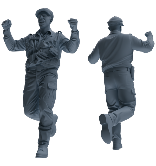 MRY-SFW SSTR060 Miniatures Soldier Model Kit Hacksaw Ridge Rescue Story WWII U.S. Army Six-Person Celebrating Group