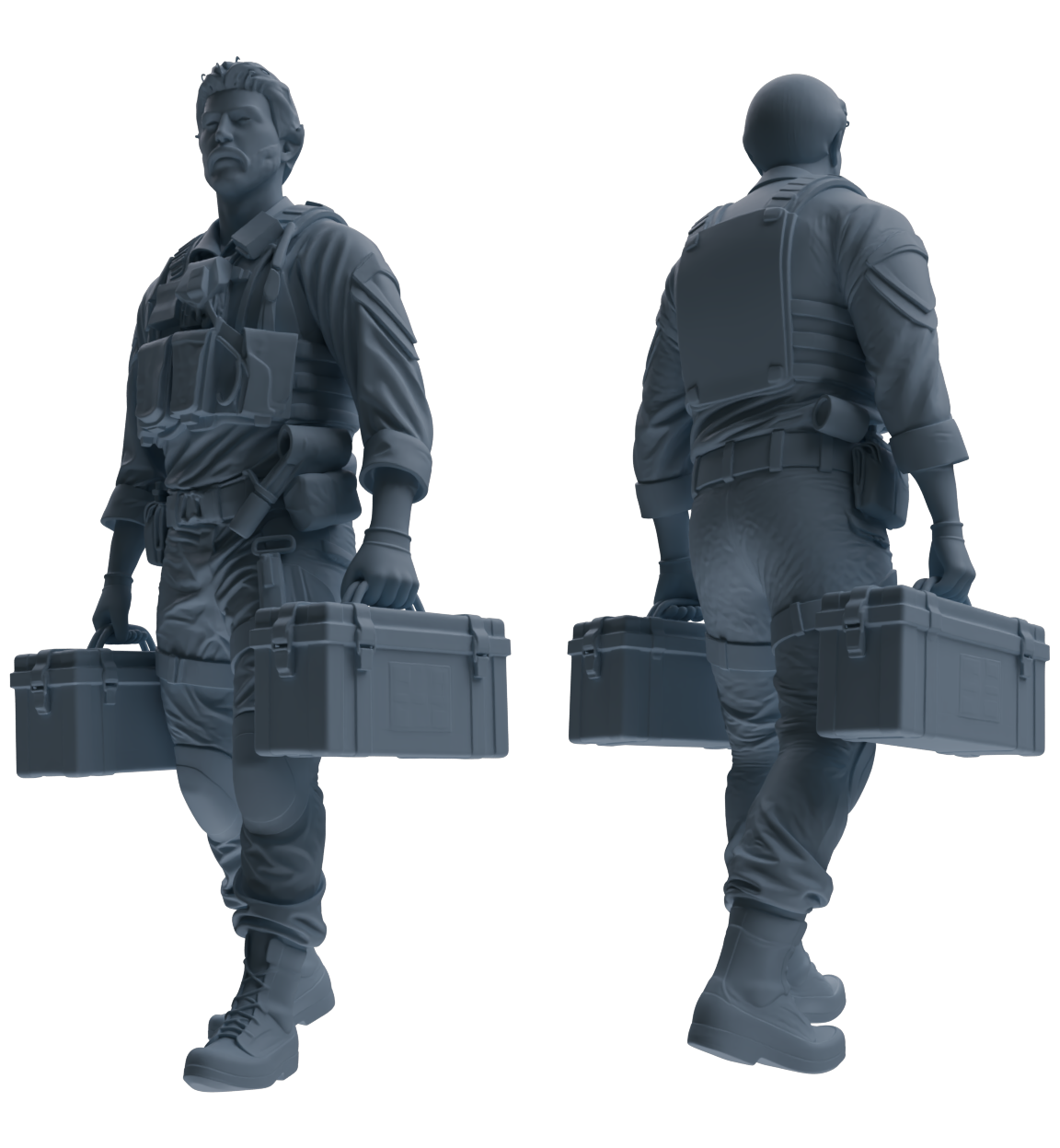 MRY-SFW SSTR009  Modern Navy SEAL Six-Person Logistics Group
