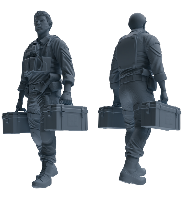 MRY-SFW SSTR009  Modern Navy SEAL Six-Person Logistics Group