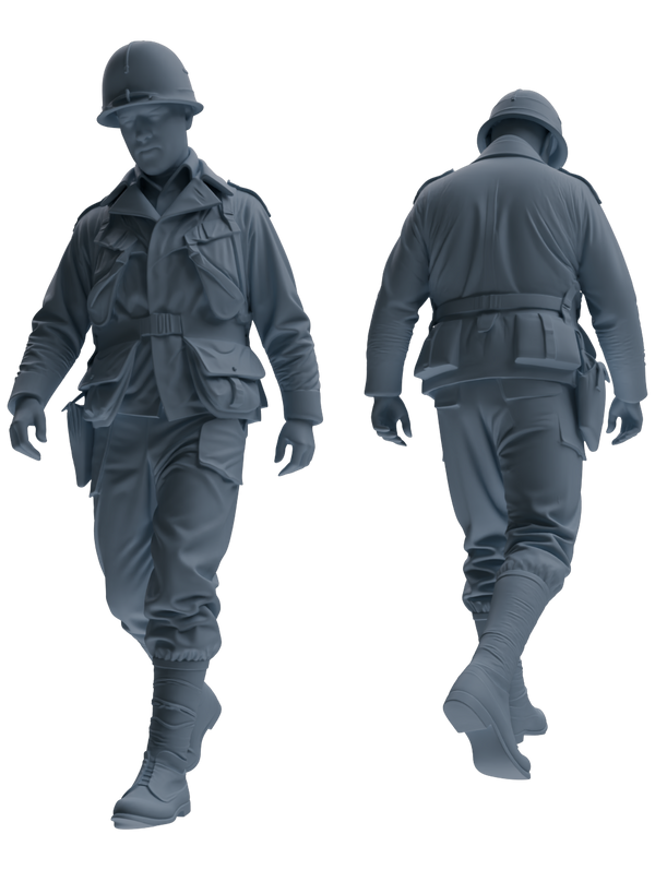 MRY-SFW SSTR058 Miniatures Soldier Model Kit Hacksaw Ridge Rescue Story WWII U.S. Army Six-Person Praying Group