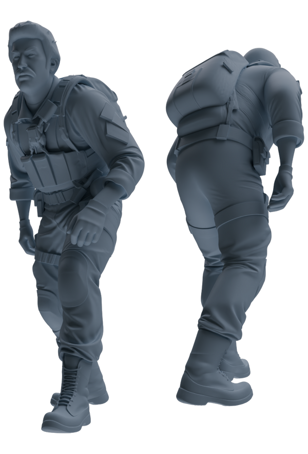 MRY-SFW SSTR015 Miniatures Soldier Model Kit Modern Navy SEAL Six-Person Ambush Group