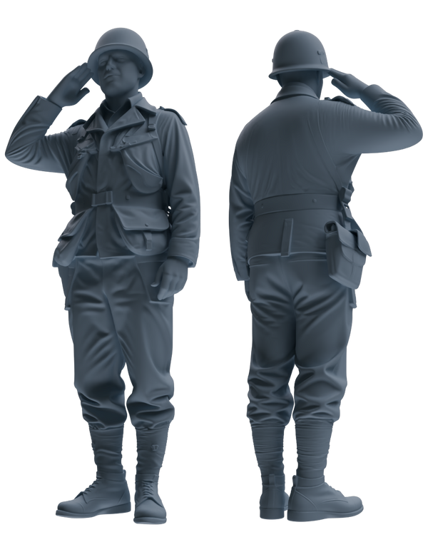 MRY-SFW SSTR054 Miniatures Soldier Model Kit Hacksaw Ridge Rescue Story WWII U.S. Army Six-Person Saluting Group