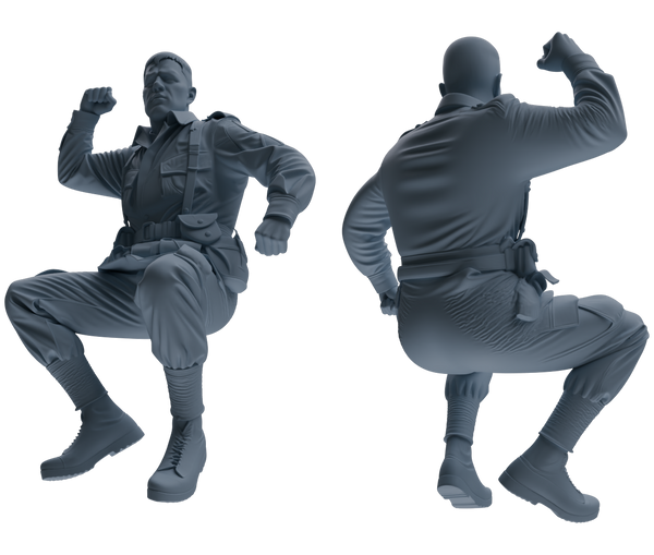 MRY-SFW SSTR066 Miniatures Soldier Model Kit Saving Ryan in Normandy WWII U.S. Army Six-Person Horseplay Group